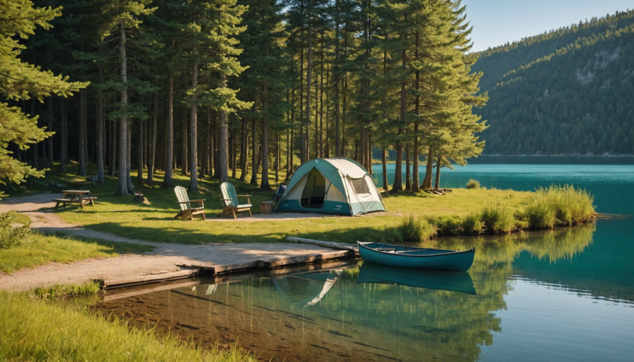 Camping am lac de sainte-croix: natur, wasser und erholung